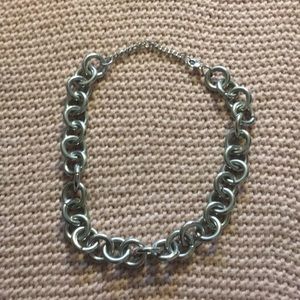 Silver Chain Choker